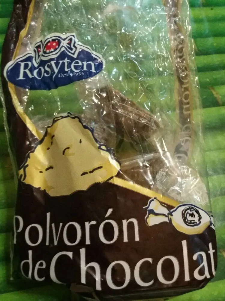 Polvorón de chocolate
