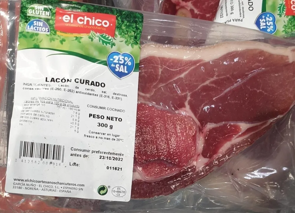 Lacon curado