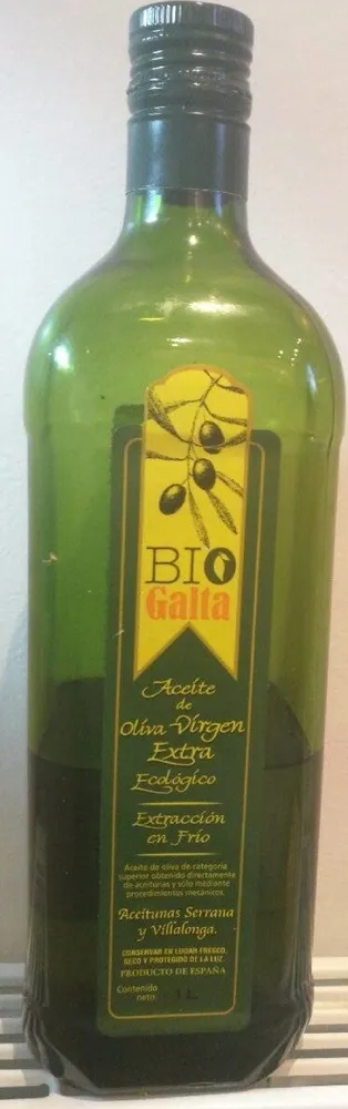 Aceíte de Olívia Vírgen Extra Ecológíco