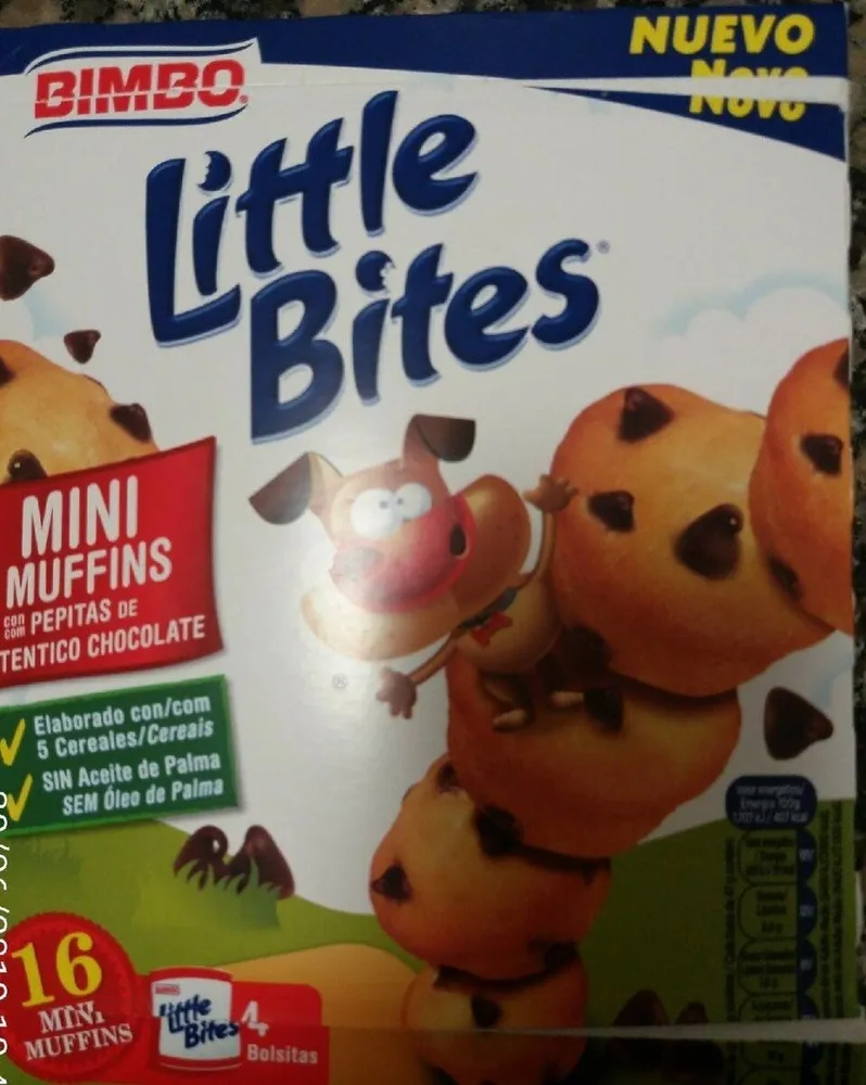 Little Bites mini muffins con pepitas de chocolate