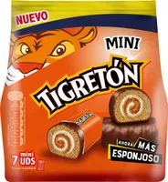Minix tigretón mini bizcochitos rellenos y cubiertos