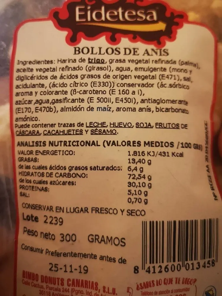 Bollos de anís