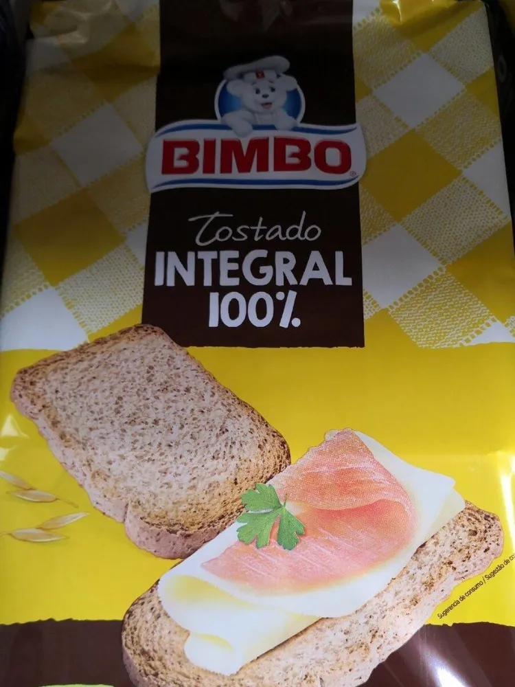 Pan tostado integral 100%