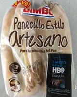Panecillo bimbo estilo artesano