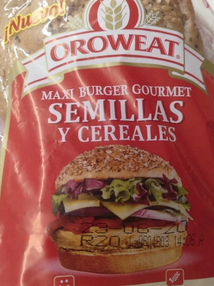 Maxi burger gourmet semillas y cereales