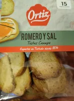 Tostas canapé Romero y Sal