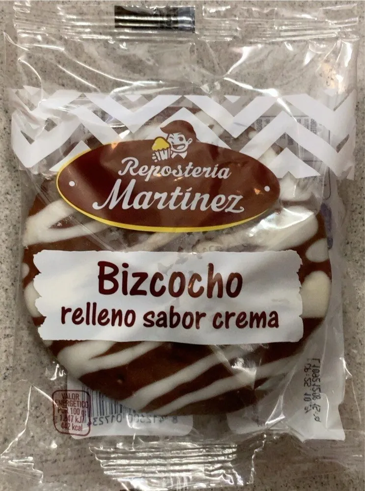 Bizcocho Relleno Sabor Crema