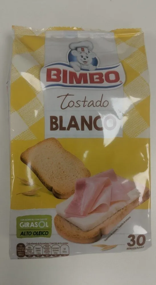 Bimbo tostado blanco