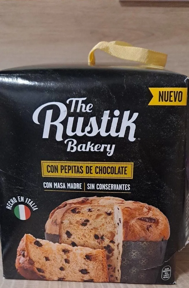 The rustik bakery con pepitas de chocolate