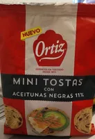 Mini tortas con aceitunas negras