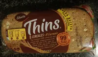 Sandwich pan con cereales bajo grasa rico fibras completo