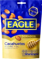 Cacahuetes dorados a la miel y sal