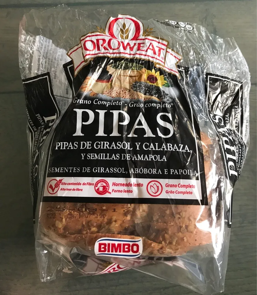 Pan con Pipas de Girasol y Calabaza y Semillas de Amapola