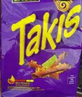 Takis Chile y Lima Muy Picante