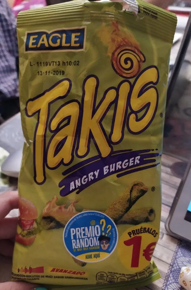 Takis angry burger