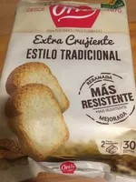 Pan tostado extra crujiente estilo tradicional
