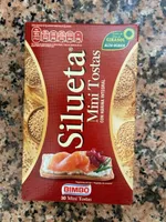 Silueta Mini Tostas con harina integral