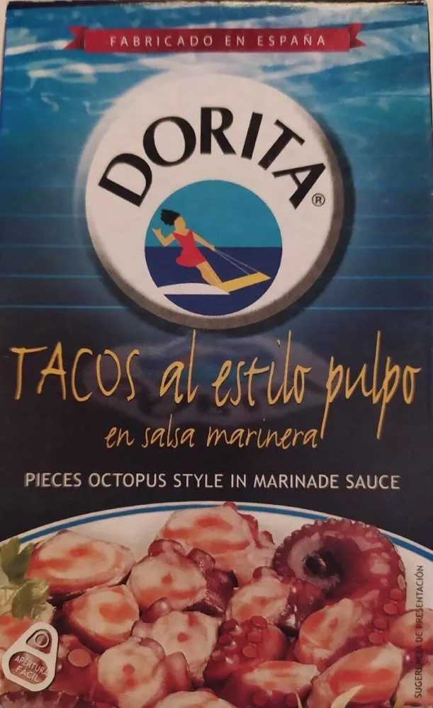 Tacos al estilo pulpo en salsa marinera