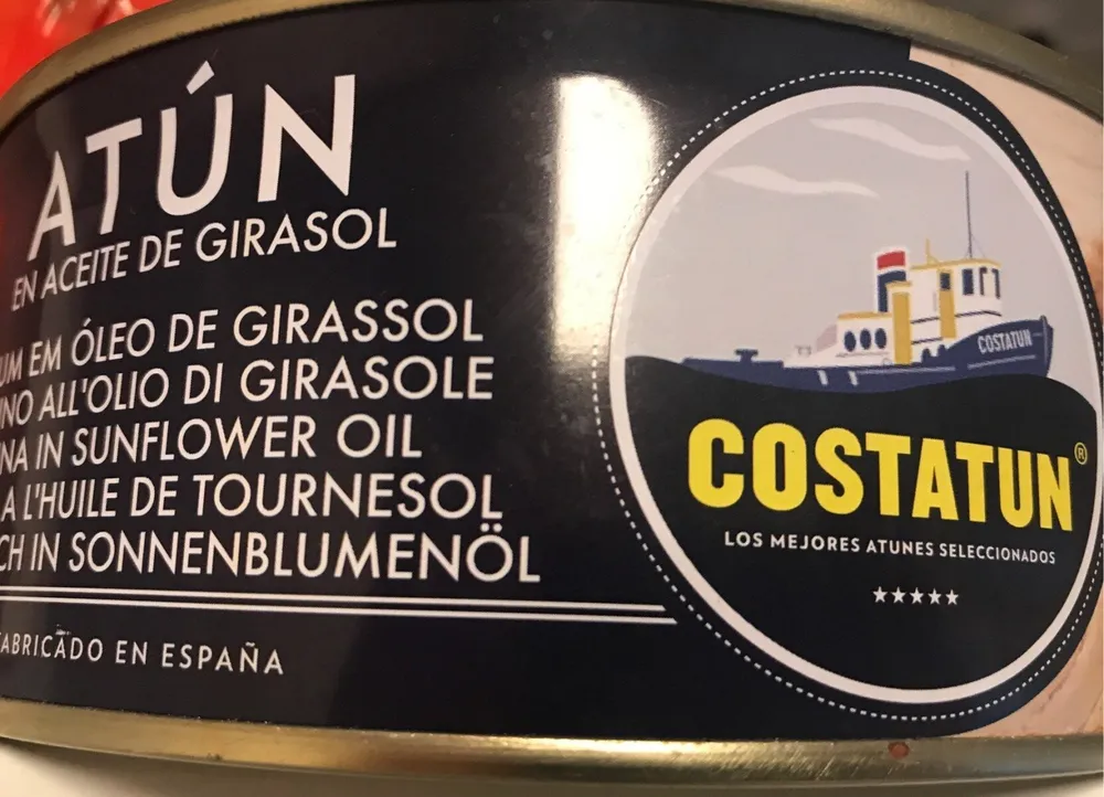 Atún en aceite de girasol