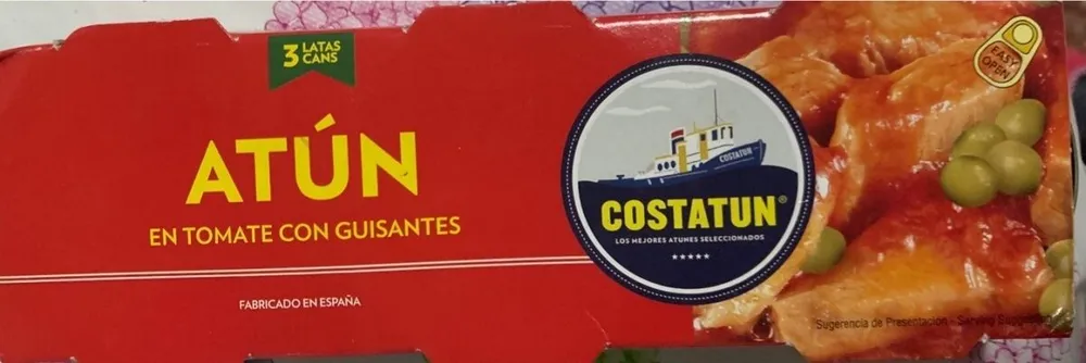 Atun en Tomate con Guisantes