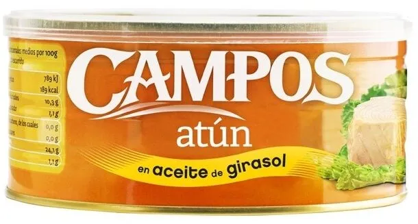 Atún en aceite de girasol