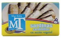 Sardinas en aceite vegetal