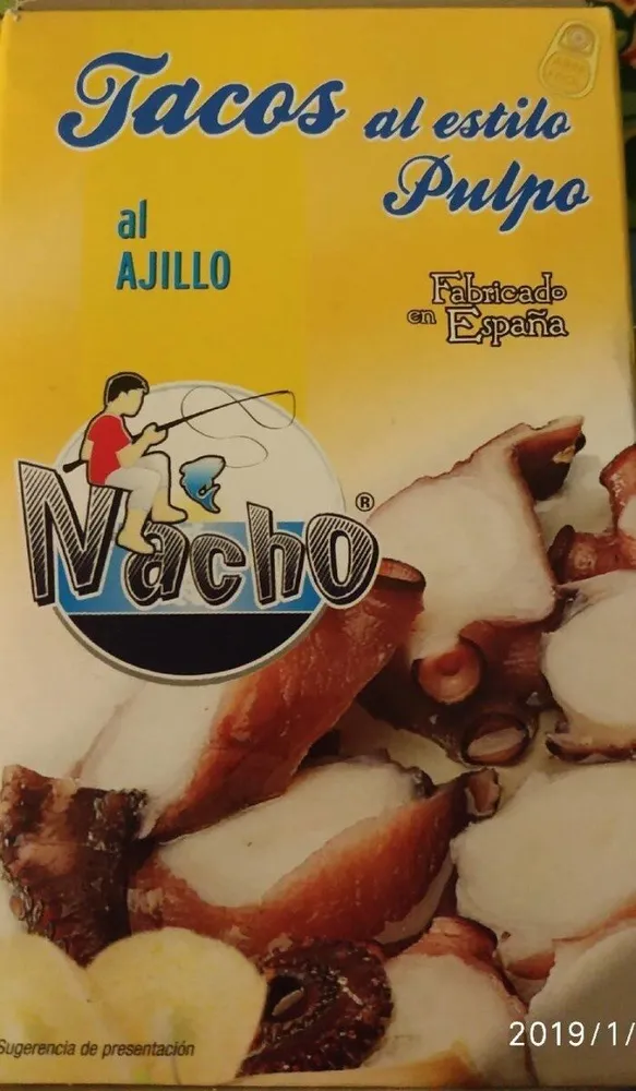 Tacos al estilo pulpo