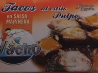 Tacos al estilo pulpo en salsa marinera