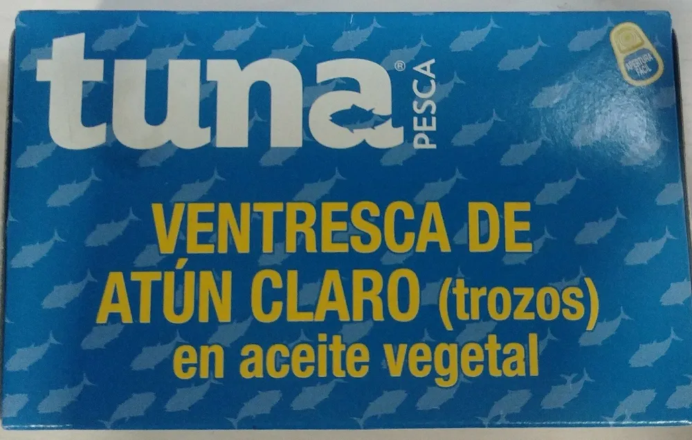 Ventresca de atún claro (trozos en aceite vegetal)