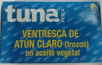 Ventresca de atún claro (trozos en aceite vegetal)