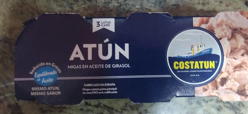 Migas de atún en aceite de girasol