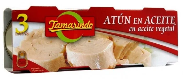 Atún en aceite vegetal
