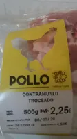 Pollo contramuslo troceado