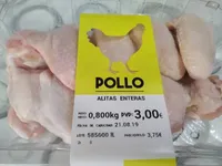 Alas enteras. Pollo