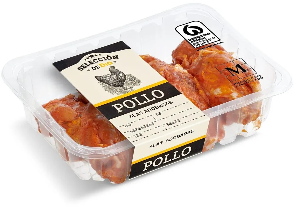 Alitas de pollo sabor asado
