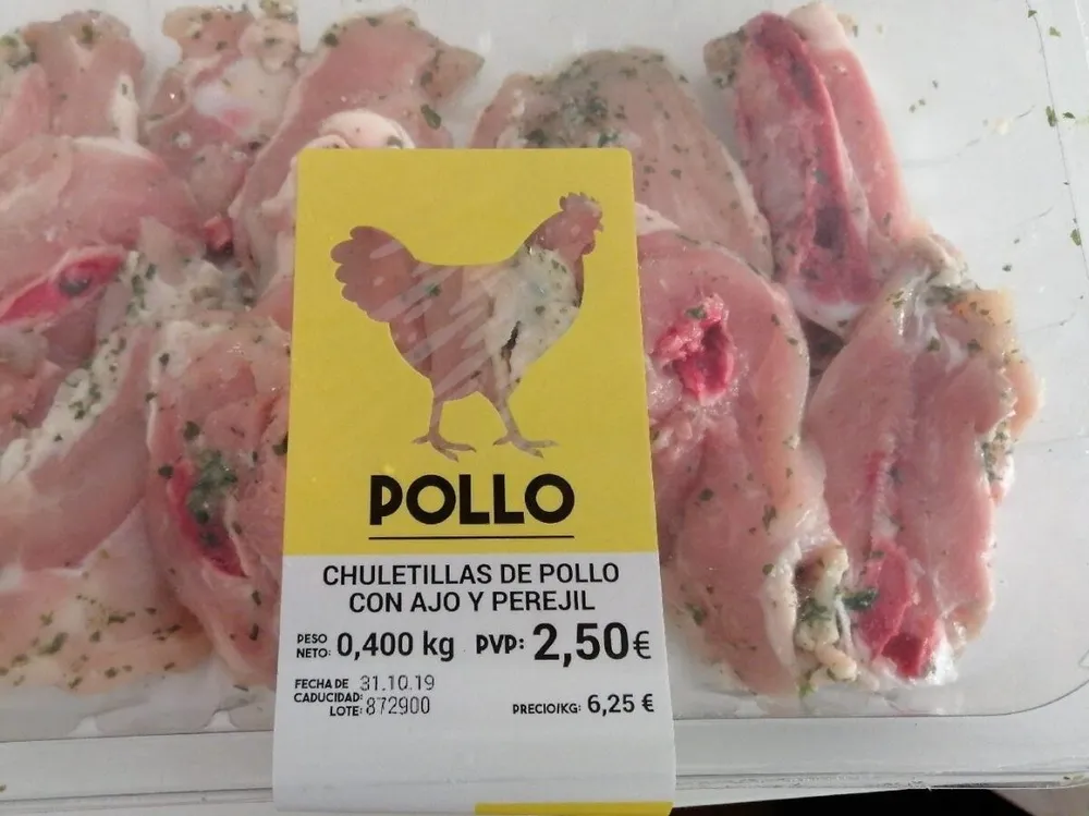 Chuletitas de pollo con ajo y perejil