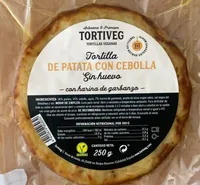 Tortilla de patata sin huevo
