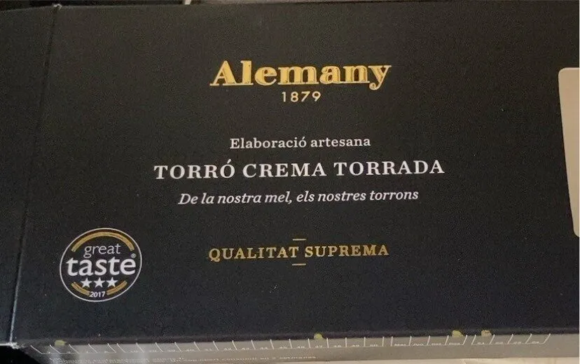 Turron de yema