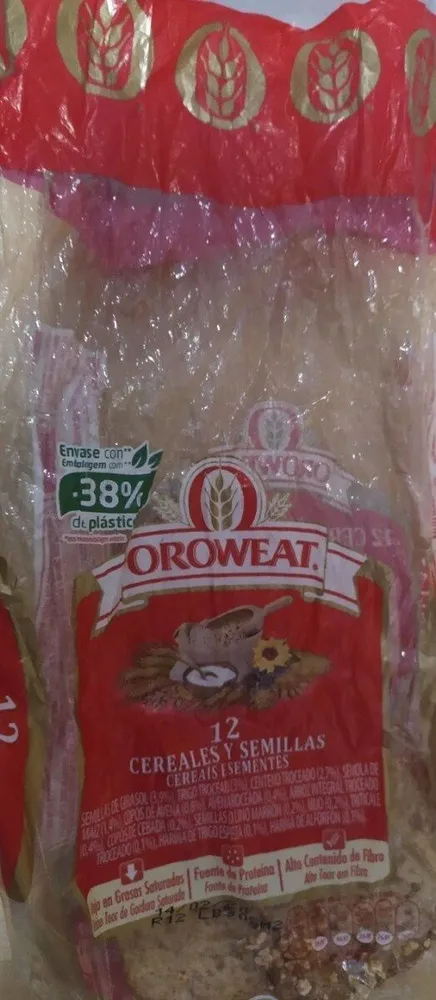 Pan de molde 12 cereales y semillas