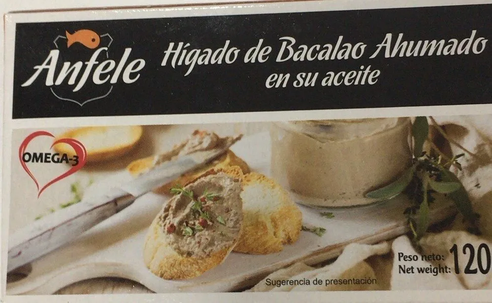 Higado de bacalao ahumado