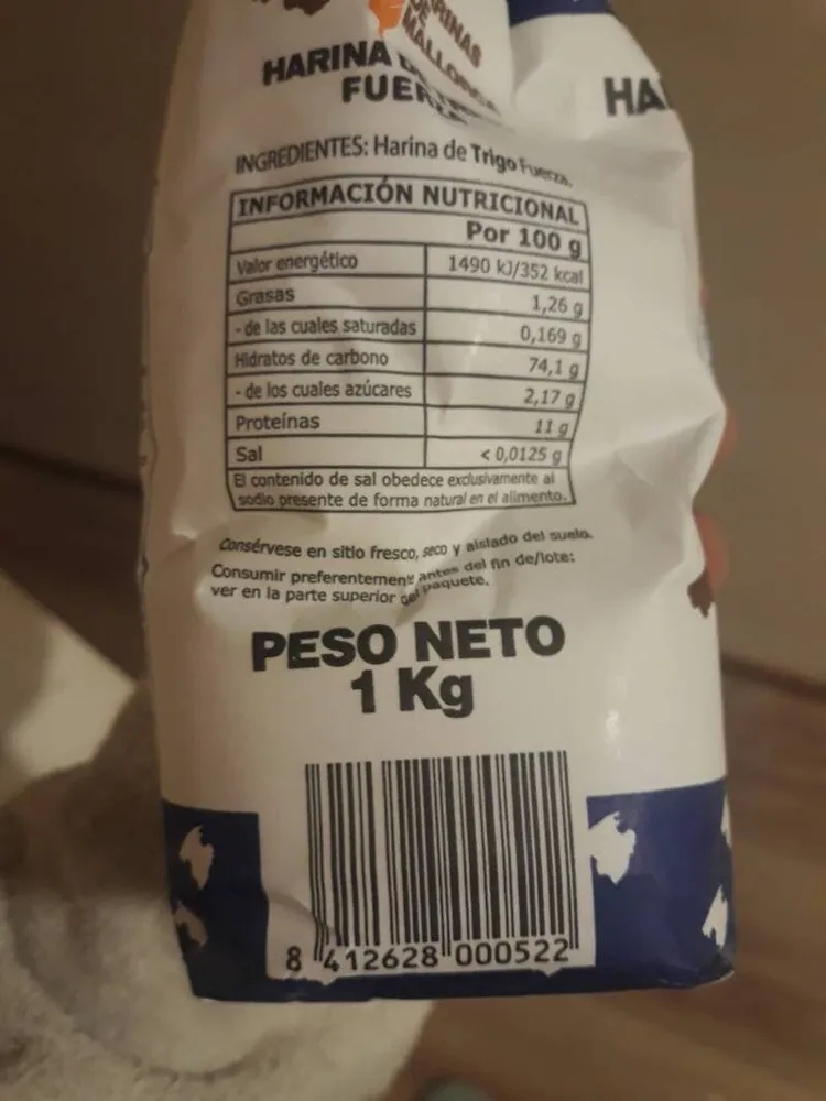 Harina de trigo de fuerza
