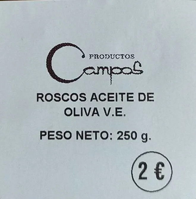 Roscos de aceite de oliva virgen extra
