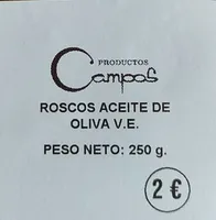 Roscos de aceite de oliva virgen extra