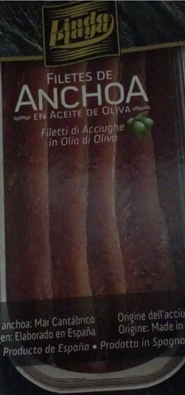 Filetes de anchoa en aceite de oliva