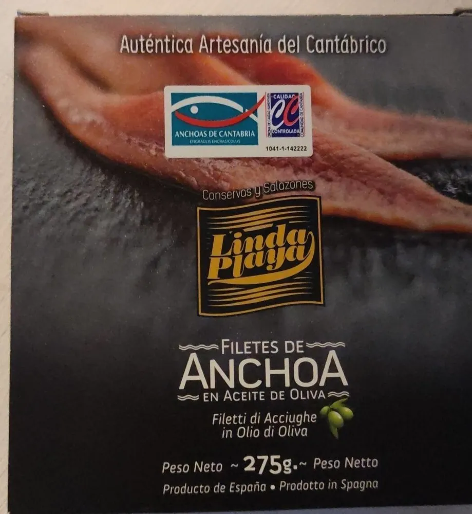 Filetes de Anchoas en aceite de oliva