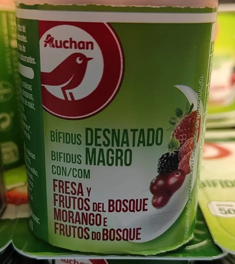 Bifidus desnatado fresa y frutos del bosque