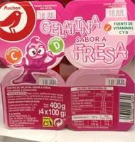 Gelatina sabor fresa