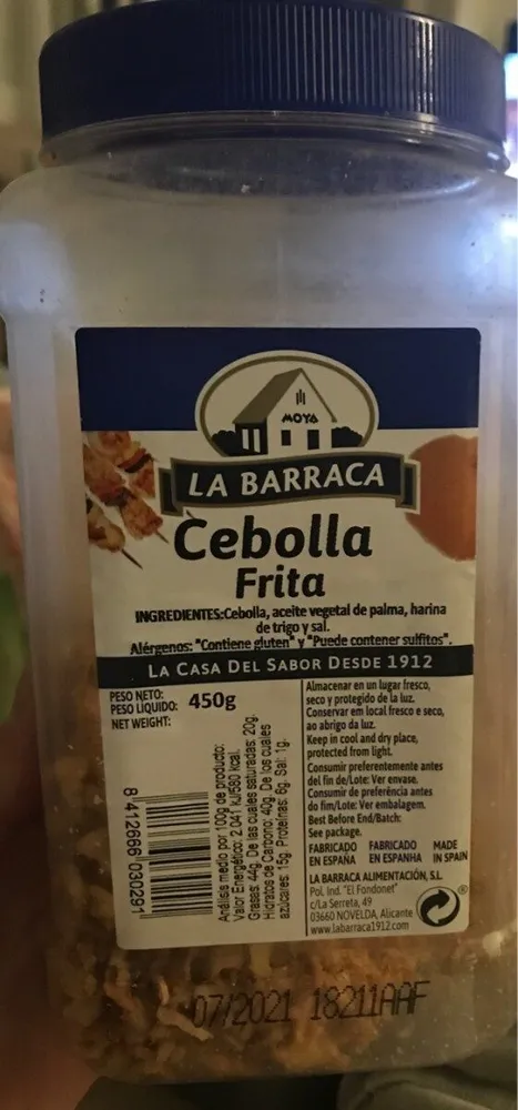 Cebolla frita