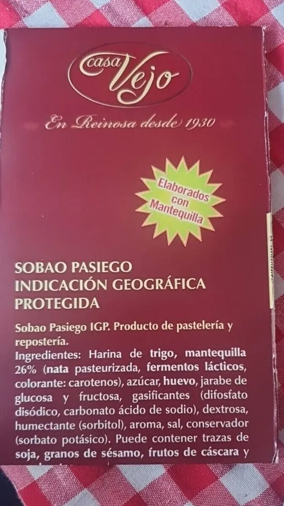 Sobao pasiego