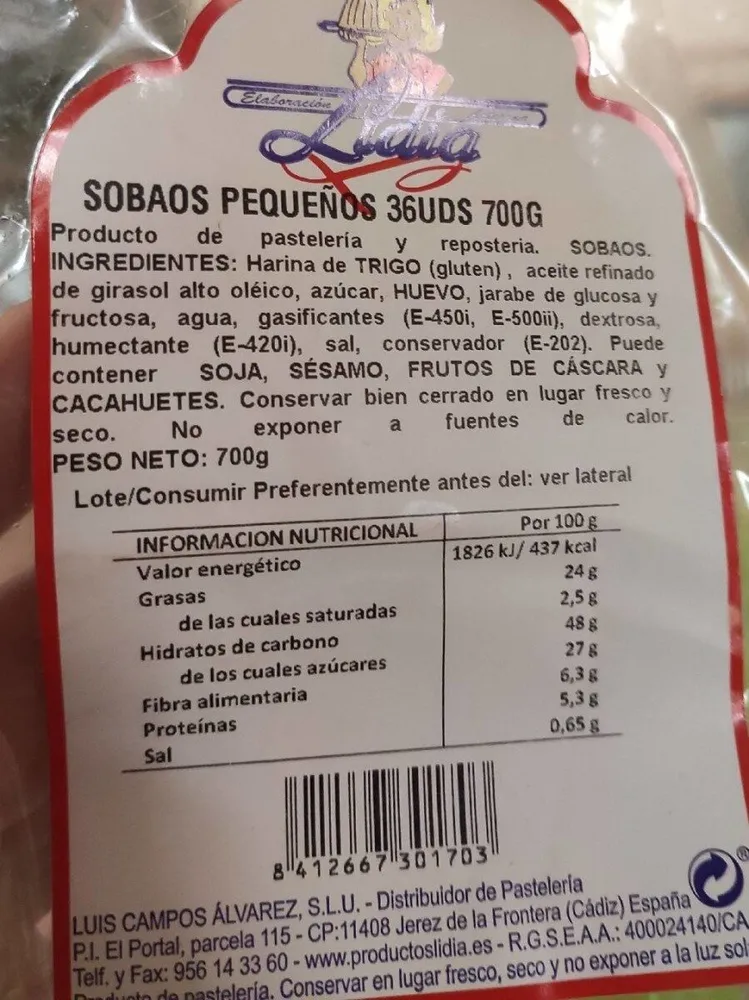 Sobaos pequeños